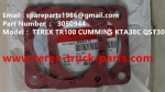 TEREX RIGID DUMP TRUCK HAULER OFF HIGHWAY TRUCK HAULER TR45 TR50 TR60 TR70 TR100 CUMMINS QST30 KTA38 GASKET 3050944