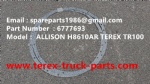 特雷克斯 北方股份 矿卡 矿用自卸车 非公路自卸车 TR45 TR50 TR60 TR70 TR100 H8610AR 垫片 06777693