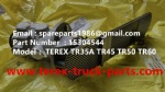 TEREX RIGID DUMP TRUCK HAULER OFF HIGHWAY TRUCK DISC 23041616 HAULER TR45 TR50 TR60 TR70 TR100 H8610AR 29544093 PEDAL VALVE 15304544