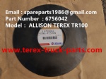 TEREX NHL GE CUMMINS ENGINE OFF HIGHWAY RIGID DUMP TRUCK MINING HAULER GE TR60 TR70 TR100 ALLISON TRANSMISSION SPRING PISTON 06756042