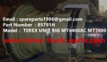 TEREX NHL GE CUMMINS ENGINE OFF HIGHWAY RIGID DUMP TRUCK MINING HAULER GE TR60 TR70 TR100 ALLISON TRANSMISSION NTE240 NTE260 MT3600 MT3300 MT3700 MT4400AC 85791H WHEEL MOTOR