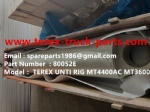 TEREX NHL GE CUMMINS ENGINE OFF HIGHWAY RIGID DUMP TRUCK MINING HAULER GE TR60 TR70 TR100 ALLISON TRANSMISSION NTE240 NTE260 MT3600 MT3300 MT3700 MT4400AC 80052E HOIST CYLINDER