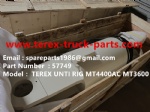 TEREX NHL GE CUMMINS ENGINE OFF HIGHWAY RIGID DUMP TRUCK MINING HAULER GE TR60 TR70 TR100 ALLISON TRANSMISSION NTE240 NTE260 MT3600 MT3300 MT3700 MT4400AC FRONT SUSPENSION CYLINDER 57749