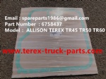 TEREX NHL GE CUMMINS ENGINE OFF HIGHWAY RIGID DUMP TRUCK MINING HAULER GE TR60 TR70 TR100 ALLISON TRANSMISSION TR35A 3305B 3305F 3305G 3305K TR45 TR50 TR60 GASKET 6758437