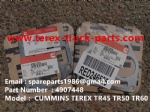 TEREX NHL GE CUMMINS ENGINE OFF HIGHWAY RIGID DUMP TRUCK MINING HAULER GE TR60 TR70 TR100 ALLISON TRANSMISSION TR35A 3305B 3305F 3305G 3305K TR45 TR50 TR60 4907448 GASKET