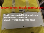 TEREX NHL GE CUMMINS ENGINE OFF HIGHWAY RIGID DUMP TRUCK MINING HAULER GE TR60 TR70 TR100 ALLISON TRANSMISSION TR35A 3305B 3305F 3305G 3305K TR45 TR50 TR60 9013849 BUMPER BLOCK