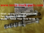 特雷克斯 北方股份 矿卡 矿用自卸车 非公路自卸车 TR60 TR70 TR100  电磁阀 15274258