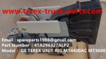 TEREX NHL CUMMINS ENGINE OFF HIGHWAY RIGID DUMP TRUCK MINING HAULER GE TR60 TR70 TR100 ALLISON TRANSMISSION GE MT4400AC MT3600 MT3700 NTE240 NTE260 WHEEL MOTOR CONTACT CONTROL 41A296327ALP2