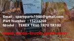 TEREX RIGID DUMP TRUCK HAULER OFF HIGHWAY TRUCK HAULER ALLISON TRANSMISSION TR45 TR50 TR60 TR70 TR100 PLATE 15233269