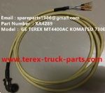 TEREX UNIT RIG WHEEL MOTOR TRUCK GE 5GE788 5GTA22 5GE788FS10 KOMATSU 730E MT3600 MT4400AC MT5500 MT3700 CABLE XA4289