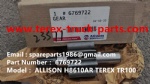 TEREX HAULER MINING RIGID DUMP TRUCK TR100 H8610AR ALLISON TRANSMISSION 29541779 29544093 6769722 GEAR