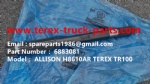 TEREX HAULER MINING RIGID DUMP TRUCK TR100 H8610AR ALLISON TRANSMISSION 29541779 29544093 SHAFT 6883081
