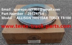 TEREX HAULER MINING RIGID DUMP TRUCK TR100 H8610AR ALLISON TRANSMISSION 29541779 29544093 HUB 29524784