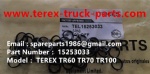 TEREX HAULER MINING RIGID DUMP TRUCK KOMATSU WHEEL MOTOR BUCYRUS UNIT RIG MT4400AC MT3600 MT5500 MT3300 O RING 15253033