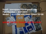 TEREX HAULER MINING RIGID DUMP TRUCK ALLISON TRANSMISSON SEAL KIT 23012606