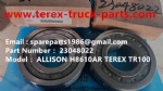 TEREX HAULER MINING RIGID DUMP TRUCK ALLISON TRANSMISSON BEARING 23048022