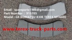 TEREX HAULER MINING RIGID DUMP TRUCK KOMATSU WHEEL MOTOR BUCYRUS UNIT RIG MT4400AC MT3600 MT5500 MT3300 LINING 915785