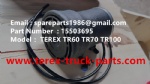 TEREX RIGID DUMP TRUCK HAULER OFF HIGHWAY TRUCK KOMATSU MT4400AC MT3600 MT3300 GE TR100 TR50 TR60 TR70 SEAT KIT 15503695