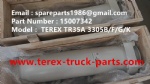 TEREX RIGID DUMP TRUCK HAULER OFF HIGHWAY TRUCK GASKET 15317485KOMATSU MT4400AC MT3600 MT3300 GE KOMATSU MT4400AC MT3600 MT3300 GE  KOMATSU MT4400AC MT3600 GE KOMATSU TEREX UNIT RIG BUCYRUS NTE240 NTE260 BELAZ 75131 TRANSMISSION ACCUMULATOR ASSY 15007342