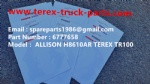 TEREX NHL TR100 HAULER MINING RIGID DUMP TRUCK ALLISON TRANMISSION MTU ENGINE GASKET 6777658