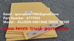 TEREX NHL TR100 HAULER MINING RIGID DUMP TRUCK ALLISON TRANMISSION MTU ENGINE SEAL KIT 6777993