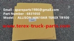 TEREX NHL TR100 HAULER MINING RIGID DUMP TRUCK ALLISON TRANMISSION MTU ENGINE SEAL KIT 6831050