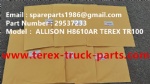 TEREX NHL TR100 HAULER MINING RIGID DUMP TRUCK ALLISON TRANMISSION MTU ENGINE RING 29537233