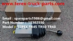 TEREX HAULER MINING RIGID DUMP TRUCK TR45 TR50 TR60 15302550 VALVE