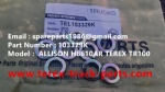 TEREX NHL TR45 TR50 TR60 TR70 HAULER MINING RIGID DUMP TRUCK ALLISON TRANMISSION MTU ENGINE WASHER 103329K