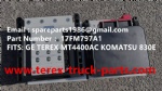 TEREX GE WHEEL MOTOR 830E KOMATSU MT4400AC UNIT RIG BUCYRUS CATERPILLAR NHL NTE240 NTE200 NTE160 NTE260 930E QSK78 BELAZ 7513 IGBT (-Ve) 17FM797A1