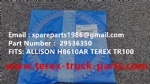 特雷克斯 北方股份 矿卡 自卸车 矿用刚性自卸车 BELAZ MT4400AC MT3600 NTE240 NTE260 小松 830E 930E BELAZ 75131 马达总成 齿片 29536350