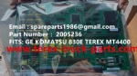 TEREX HAULER MINING RIGID DUMP TRUCK KOMATSU WHEEL MOTOR BUCYRUS UNIT RIG  MT3600 MT4400AC NTE240 NTE260 KOMATSU BELAZ 75313 830E 930E BELAZ 75131 GE 5GY19L6 CARD 2005236