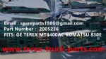 TEREX GE WHEEL MOTOR 830E KOMATSU MT4400AC UNIT RIG BUCYRUS CATERPILLAR NHL TR45 TR50 TR60 TR70 MT4400AC MT3600 MT3700 NTE240 NTE260 BELAZ CARD 2005236