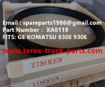 特雷克斯 小松 电动轮 轮马达 矿卡 自卸车 TEREX MT4400AC KOMATSU TR50 TR60 TR70 TR45 MT4400 MT3600 MT3700 830E 930E 730E 轴承 XA0119