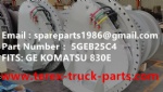 TEREX GE WHEEL MOTOR 830E KOMATSU MT4400AC UNIT RIG BUCYRUS CATERPILLAR NHL MT4400AC MT3600 MT3700 NTE240 NTE260 BELAZ XCMG XDE240 XDE260 75306 75131 KOMATSU 830E WHEEL MOTOR 5GEB25C4