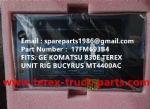 TEREX GE WHEEL MOTOR 830E KOMATSU MT4400AC UNIT RIG BUCYRUS CATERPILLAR NHL MT4400AC MT3600 MT3700 NTE240 NTE260 BELAZ XCMG XDE240 XDE260 75306 75131 KOMATSU 830E GE GENERAL ELECTRIC 17FM693B4 Diagnostic Information Display (DID)