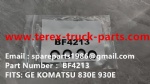 BF4213 O RING KOMATSU 830E 930E GE