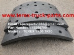 TEREX NHL MINING OFF HIGHWAY RIGID DUMP TRUCK TR50 TR60 15306799  LINING REAR