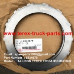 TEREX OFF HIGHWAY MINING RIGID DUMP TRUCK HAULER NHL ALLISON TRANSMISSION TR35A 3305B 3305F 3305G 3305K 6834679 PLATE