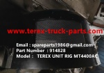 TEREX RIGID DUMP TRUCK HAULER OFF HIGHWAY TRUCK HAULER WHEEL MOTOR UNIT RIG MT4400AC 914828 WHEEL MOTOR COVER