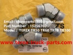 TEREX RIGID DUMP TEREX RIGID DUMP TRUCK HAULER OFF HIGHWAY TRUCK HAULER ALLISON TRANSMISSION TR60 TR70 TR100 CONNECTOR 15256760