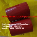 TEREX RIGID DUMP TRUCK HAULER OFF HIGHWAY TRUCK HAULER ALLISON TRANSMISSION TR60 TR70 TR100 15311474 HOSE SILICONE