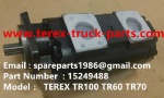 TEREX RIGID DUMP TRUCK HAULER OFF HIGHWAY TRUCK HAULER ALLISON TRANSMISSION TR60 TR50 TR45 TR70 TR100 PUMP 15249488