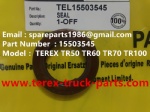 TEREX RIGID DUMP TRUCK HAULER OFF HIGHWAY TRUCK HAULER ALLISON TRANSMISSION TR60 TR50 TR45 TR70 TR100 15503545 OIL SEAL