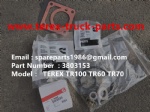 TEREX RIGID DUMP TRUCK HAULER OFF HIGHWAY TRUCK HAULER ALLISON TRANSMISSION TR60 TR50 TR45 TR70 TR100 3803153 WATER PUMP REPAIR KIT