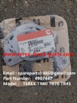 TEREX RIGID DUMP TRUCK HAULER OFF HIGHWAY TRUCK HAULER ALLISON TRANSMISSION TR60 TR50 TR45 TR70 TR100 GASKET 4907447