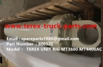 TEREX RIGID DUMP TRUCK HAULER OFF HIGHWAY TRUCK HAULER ALLISON TRANSMISSION GE WHEEL MOTOR MT3600 MT3700 MT4400AC 80052E HOIST CYLINDER