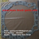 TEREX RIGID DUMP TRUCK HAULER OFF HIGHWAY TRUCK HAULER ALLISON TRANSMISSION GE WHEEL MOTOR TR60 TR70 TR100 ALLISON TRANSMISSION 6832896 GASKET