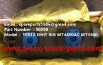 TEREX RIGID DUMP TRUCK HAULER OFF HIGHWAY TRUCK HAULER ALLISON TRANSMISSION MOTOR DRIVE WHEEL MOTOR GE MT3300, MT3600, MT3700, MT4000, MT4400, MT5500, MT6300 WHEEL MOTOR DRIVE BUCYRUS GE PUMP 56090