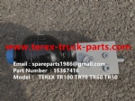 TEREX RIGID DUMP TRUCK HAULER OFF HIGHWAY TRUCK HAULER ALLISON TRANSMISSION MOTOR DRIVE WHEEL MOTOR GE MT3300, MT3600, MT3700, MT4000, MT4400, MT5500, MT6300 WHEEL MOTOR DRIVE BUCYRUS GE TR50 TR60 TR70 15367416 PILOT VALVE